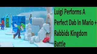 Luigi performs a Perfect Dab in Mario + Rabbids Kingdom Battle