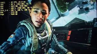 CoD: Infinite Warfare - C2Q Q6600 - 4GB - GTX 750 Ti - 1080p Test