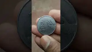 Hasta Mudra sign - rs2 Stainless steel coin India @menumist