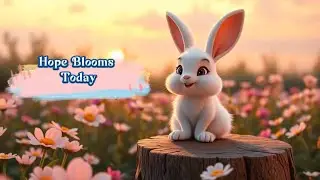 🌸 Motivation with Bunny | Small Steps Bring Hope and Strength | Daily Encouragement 🐰✨
