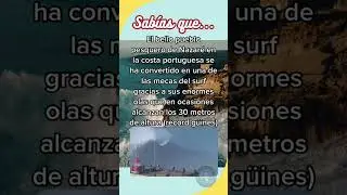Ent&eacute;rate! #curiosidades #shortvideo #shorts #playa #beach #portugal #surf #sports #history