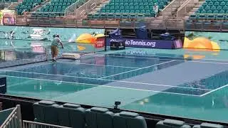 Miami Open 2024 - Hard Rock Stadium - Drying of the Courts #tennis #masters1000 #miamiopen