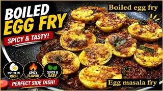 Boiled egg fry/ egg masala fry/ egg fry/egg recipe