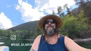 Enjoying the view!! Pavilion Lake , BC