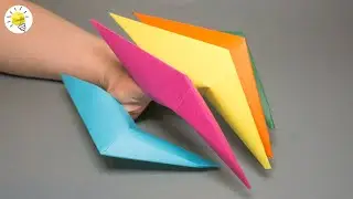 wie faltet man bunte Papier Krallen | Basteln f&uuml;r Halloween | Papier Krallen basteln | Anleitung