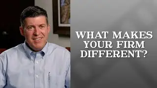 What makes your firm different? | Matt Riggs