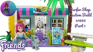 Lego Friends Surfer Beachfront Custom Build 41693