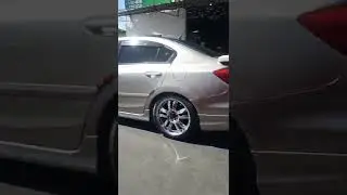 Honda Civic g9 rebaixado com roda cromada
