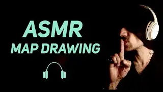 ASMR Map Drawing | No Talking | LOTR