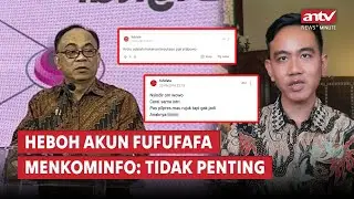 Menkominfo Tepis Isu Akun Kaskus Punya Gibran, Singgung Upaya Adu Domba | ANTV News Minute