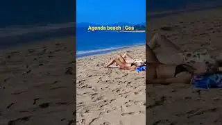 Agonda beach Goa | beach walk #shorts