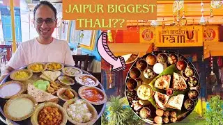 Jaipur Biggest Thali ?? | Sri Moturam Prasadam