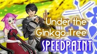Speedpaint - Under the Ginkgo Tree (FFXIV Commission)