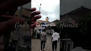 Goa's Colorful Homes In Panjim #goa #travel#travelindia#traveller#travelvlog #hitchhiking#freetravel