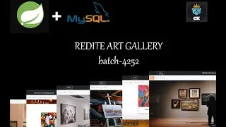 Spring Project Execution | Redite - An Art Gallery Website | Coder King
