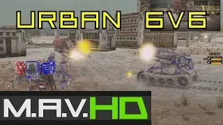 MAV Game Version 0.7.3.0 First Gameplay ► Big City 6v6 Deathmatch (Raw MAV Match)