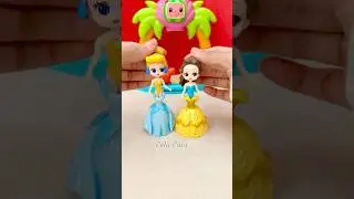 Cute Miniatures Disney Princess! #elsa #nezha #shorts #satisfying #unboxing #miraculous #squidgame