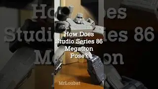 How does Studio Series 86 Megatron pose? | MrLoubat | Transformers
