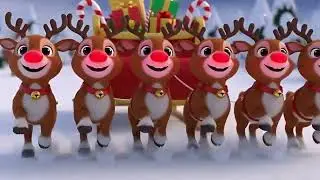 Los N&uacute;meros de los Renos de Santa Claus 🦌🎅 | Canci&oacute;n Infantil de N&uacute;meros | Baby Song Espa&ntilde;ol para