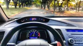 HONDA CIVIC MANUAL | ACELEREI FORTE E TESTEI O CARRO