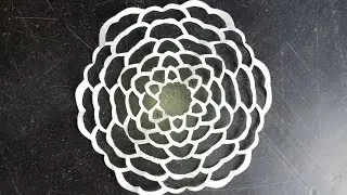 How to make new design paper cutting / paper cutting home decoration ideas
