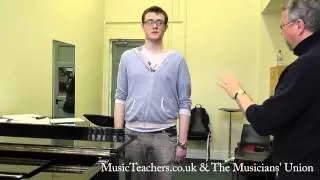 Singing Lesson: Robert Alderson: 1 Posture and Breathing
