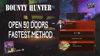 Bounty Hunter Fastest Method to Open 50 Doors Willard's Bounty Call of Duty Infinite Warfare Zombies