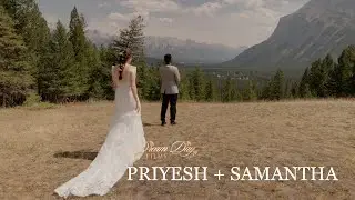 He proposed to her within the first month // Tunnel Mountain Wedding - Banff Wedding Videographer