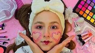 ASMR Makeup and Skincare for sleep! Pink Makeup 🩷