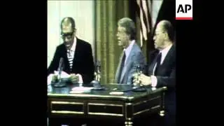 SYND 18 9 78 EGYPT'S PRESIDENT SADAT ON RESULTS OF CAMP DAVID TALKS
