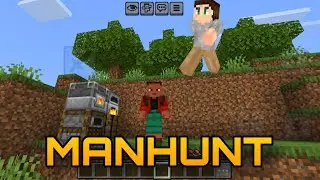 Minecraft Manhunt 👺 On mobile | #video 