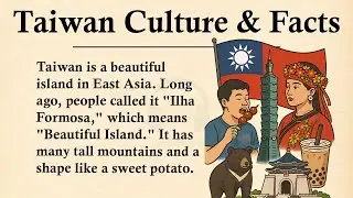 Taiwan Culture | Fun Facts About Taiwan  || 🔴💙Learn English Through Story Level 3 || Graded Reader 🎧