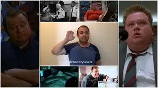 Eric Edwards uses American Sign Language