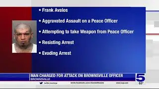 Man charged in attack on Brownsville police officer