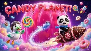 CANDY PLANET ADVENTURE! 🍭🚀 Tido&rsquo;s Giant Chocolate Rocket!
