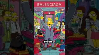 Simpsons Balenciaga episode the predicted about tha Balenciaga  carez in town watch till  end foryou