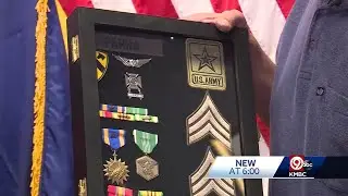 KCK Vietnam War veteran receives replacement medals for his service