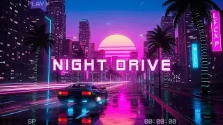 Futuristic Neon Night Drive 🌃 Best Synthwave Retrowave Mix 🌴 Chill 80s Vibes For Studying