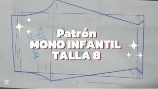 Patrón MONO INFANTIL talla 8