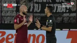 REZUMAT: CFR Cluj - Universitatea Craiova 0-2. Victorie mare pentru olteni, cu om în plus