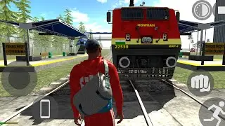 Trying to Stop the Train in Indian Bike Driving 3D ✅ #indinbikedriving3d 