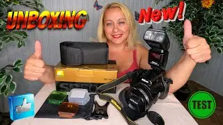 Распаковка и тестирование вспышки Nikon SB-5000 af SpeedLight