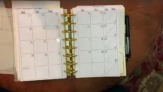 Quick DIY Monthly Planner Spread