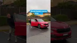 Did you know the Skoda Kamiq had this little trick? Handy for those random wet days in Melbourne.