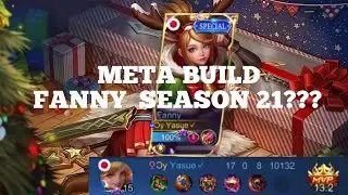 THANKS SEASON 20😊GAMEPLAY FANNY NEW PATCH!!!! BEST META BUILD FANNY  SEASON 21???