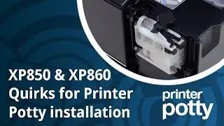 Установка комплекта для отработанных чернил XP850 - XP860 - Конкретные шаги для наших инструкций по использованию принтера.