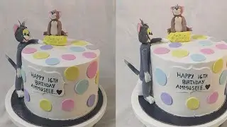 Tom and Jerry themed Snickers cake l Snickers cake recipe ll ഇത് ഒരു ഒന്നൊന്നര കേക്കാട്ടോ 😍