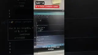 DAY-14 OF PYTHON LEARNING SERIES IN 30 DAYS 👍 #viral #coding #python #datascience