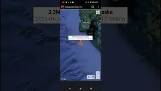 3.3 Earthquake Sitka, Alaska 1-12-23