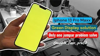 Iphone 13 Pro maxx green display problem after update || update problem green display